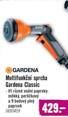 Zavlažovací pistole Gardena
