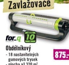 Čtvercový zadešťovač for_q