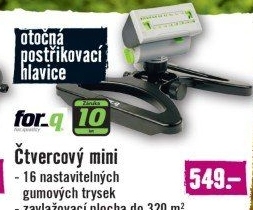 Čtvercový zadešťovač for_q