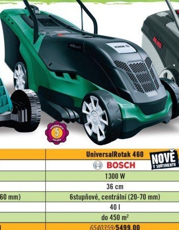 Elektrická sekačka Bosch Universal Rotak 460
