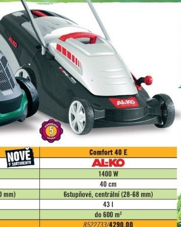 Elektrická rotační sekačka AL-KO Comfort 40 E