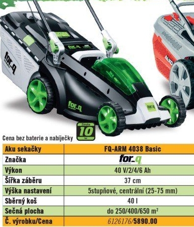 Aku sekačka na trávu for_q FQ-ARM 4038 Basic