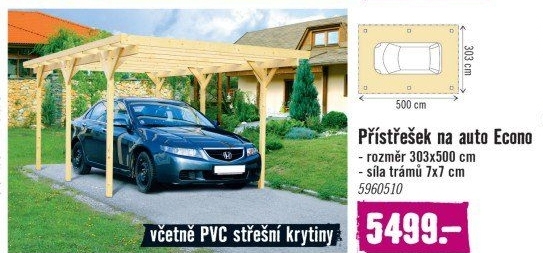 Garážový přístřešek