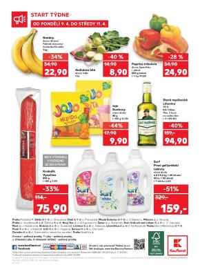 akční leták Kaufland 5.4.2018-11.4.2018