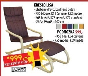 Křeslo LISA béžové K50