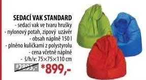Sedací vak STANDARD světle zelený V15