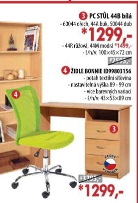 Psací stůl 44 bílá