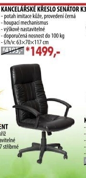 Kancelářské křeslo SENÁTOR K3