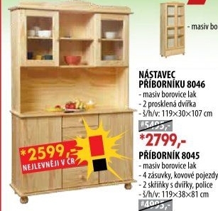 Nástavec příborníku 8046