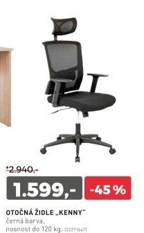 Otočná židle KENNY