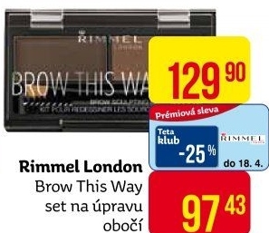 Set na obočí Brow This Way Rimmel