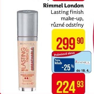 Make up Lasting Finish 25 H Rimmel