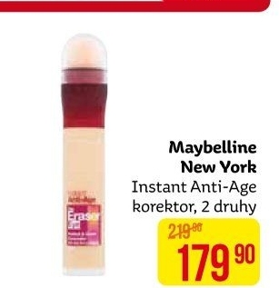 Korektor na kruhy pod očima Instant Anti-Age Eraser Eye Maybelline