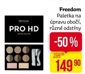 Set na úpravu obočí Eyebrow Kit Freedom