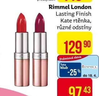 Rtěnka Lasting Finish by Kate Rimmel