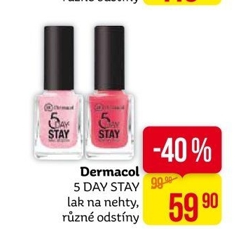 Lak na nehty 5Day Stay Dermacol