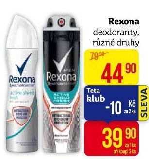 Deodoranty Rexona