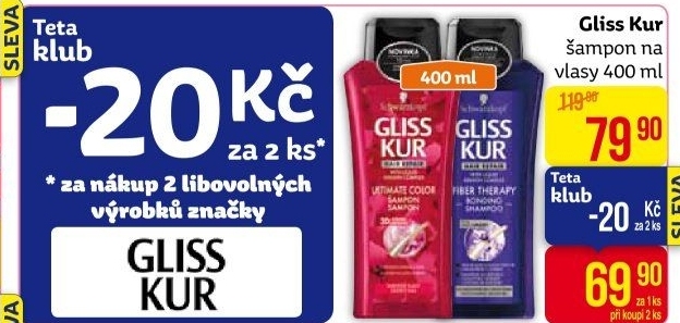 Šampon Gliss Kur Schwarzkopf