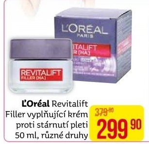 Krém pleťový proti vráskám Revitalift Filler L'Oréal