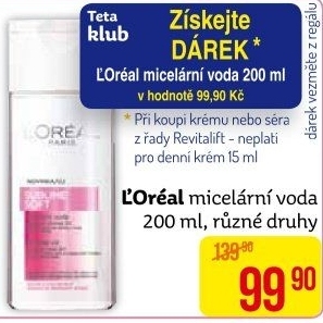 Micelární voda L'Oréal