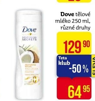 Tělové mléko Dove