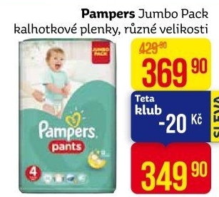 Pleny dětské Pampers Pants