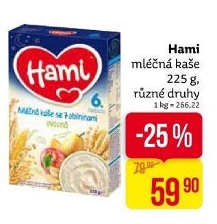 Kaše mléčná Hami