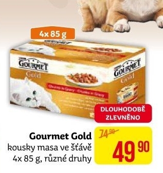 Konzerva pro kočky Gold Gourmet Purina