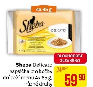 Kapsičky pro kočky Delicato Sheba
