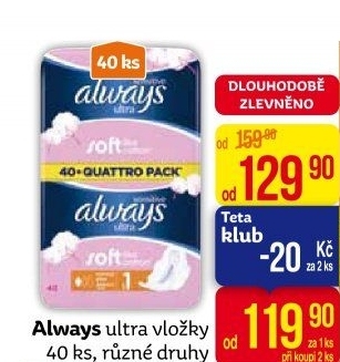 Vložky dámské Ultra Always