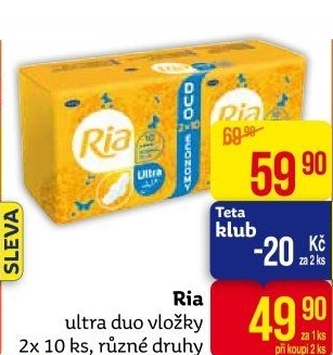 Dámské vložky Ria Ultra