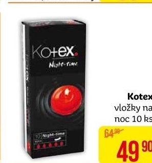 Vložky dámské na noc Kotex