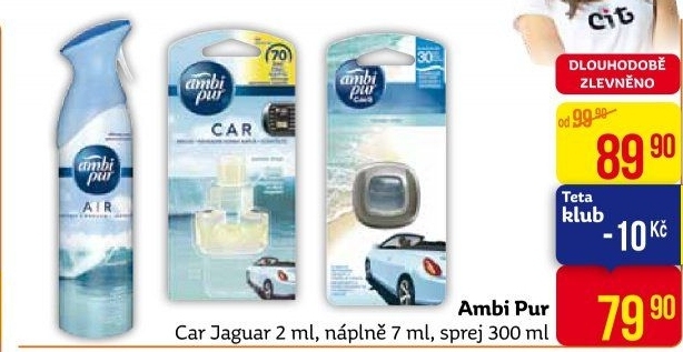 Osvěžovač vzduchu do auta Jaguar Car Ambi Pur