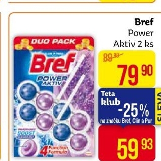 WC blok tuhý Power Aktiv Bref