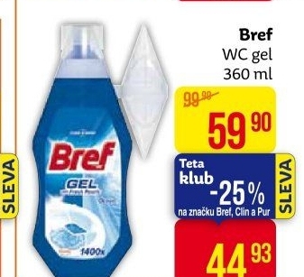 Gel do WC bloku Bref