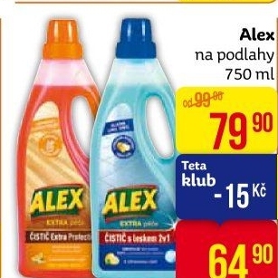 Čistič na podlahy Alex