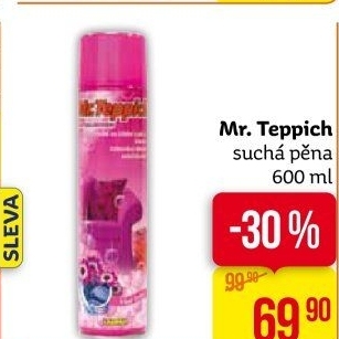 Pěna čisticí na koberce a čalounění Mr. Teppich