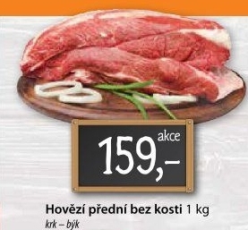 Hovězí přední bez kosti - krk