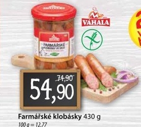 Farmářské klobásy Váhala