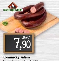 Salám kominický česnekový točený Kostelecké uzeniny