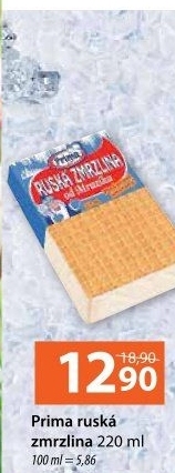 Ruská zmrzlina Prima