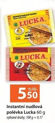 Instantní polévka Lucka