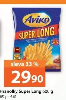 Hranolky mražené Super Long Aviko