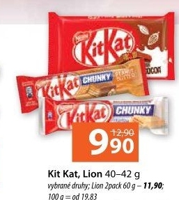Tyčinka Kit Kat Nestlé