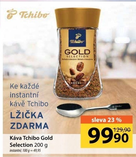 Instantní káva Tchibo Gold Selection