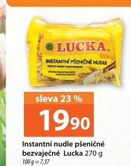 Nudle instantní Lucka