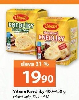 Knedlíky v prášku Vitana