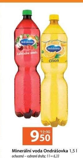 Voda ochucená Ondrášovka
