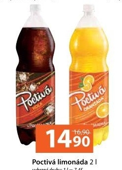 Limonáda Poctivá Poděbradka