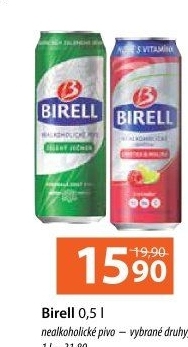 Nealkoholické pivo ochucené Birell